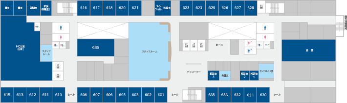 6Fフロア(病棟・HCU)